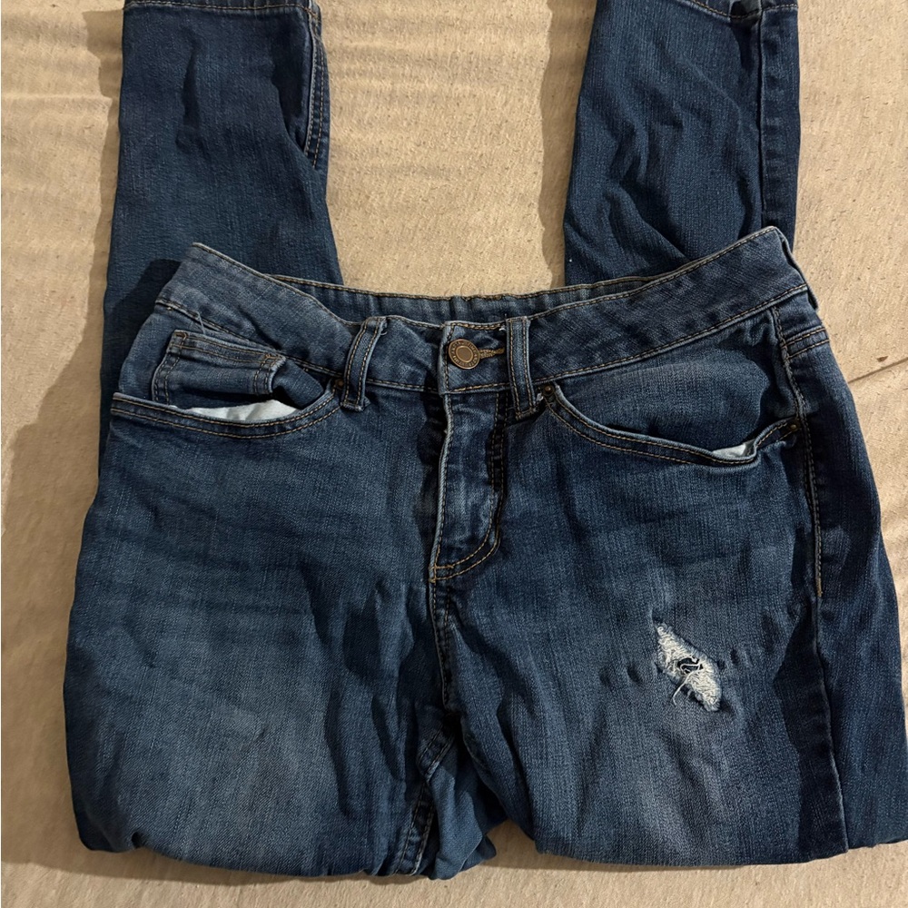 Time and Tru Dark Blue Boyfriend Jeans